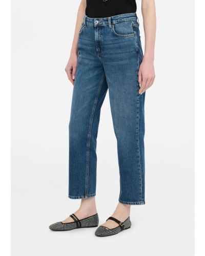 Liu Jo denim straight blue logo den.blue logo det.wa