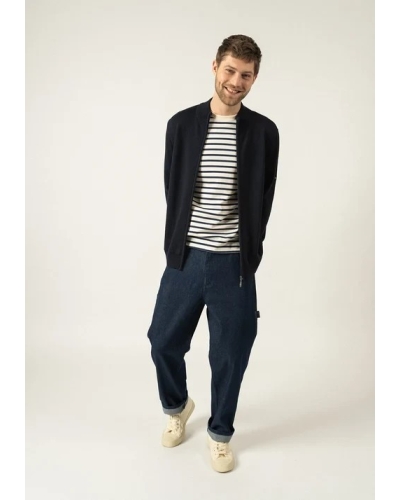 Saint James Colorado II Cardigan navy