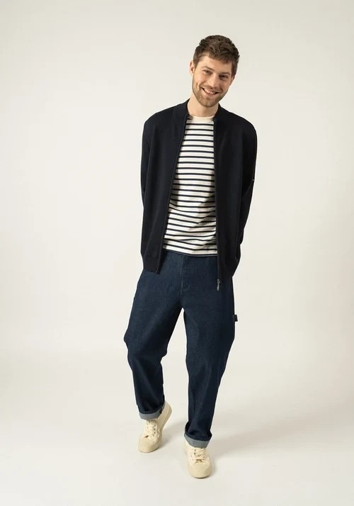 Saint James Colorado II Cardigan navy