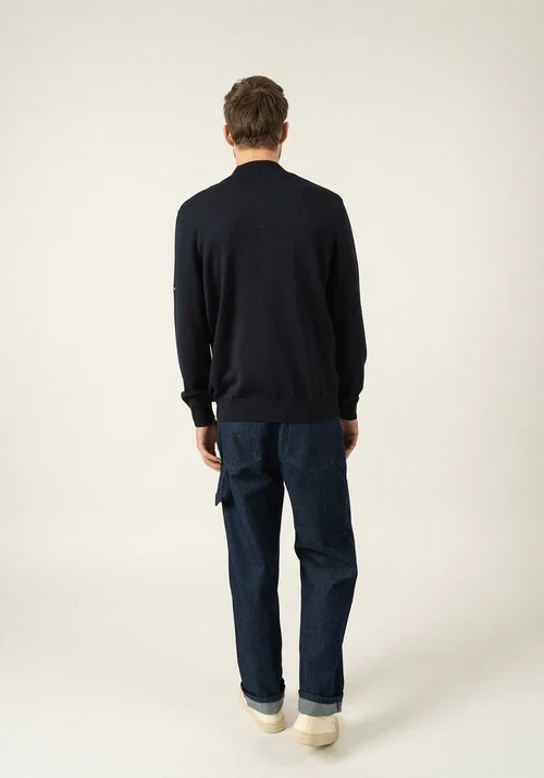 Saint James Colorado II Cardigan navy