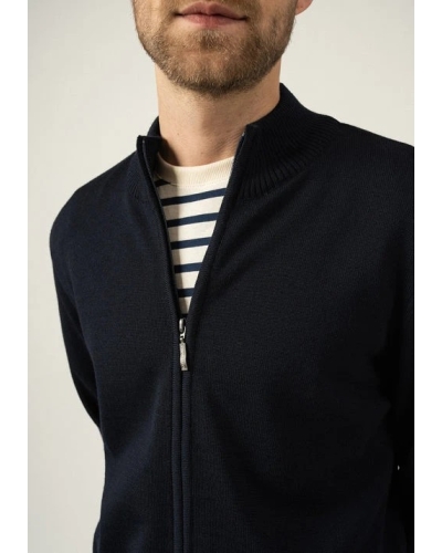 Saint James Colorado II Cardigan navy