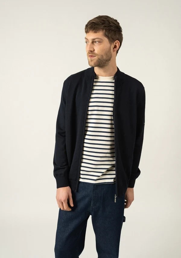 Saint James Colorado II Cardigan navy