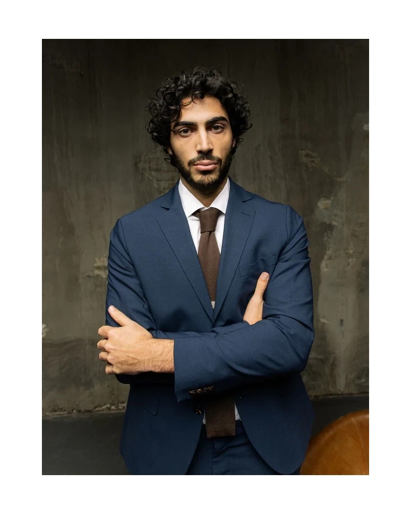 Mos Mosh Gallery James dynamic luxe blazer navy navy