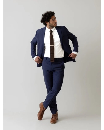 Mos Mosh Gallery James dynamic luxe blazer navy navy