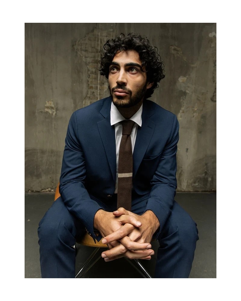 Mos Mosh Gallery James dynamic luxe blazer navy navy