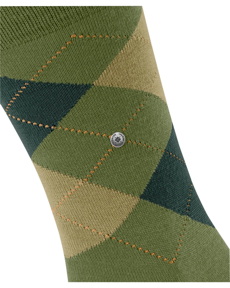 Burlington Edinburgh heren sokken jade