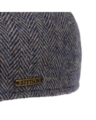 Stetson Texas wool herringbone navy/beige-