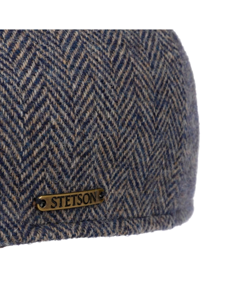 Stetson Texas wool herringbone navy/beige-