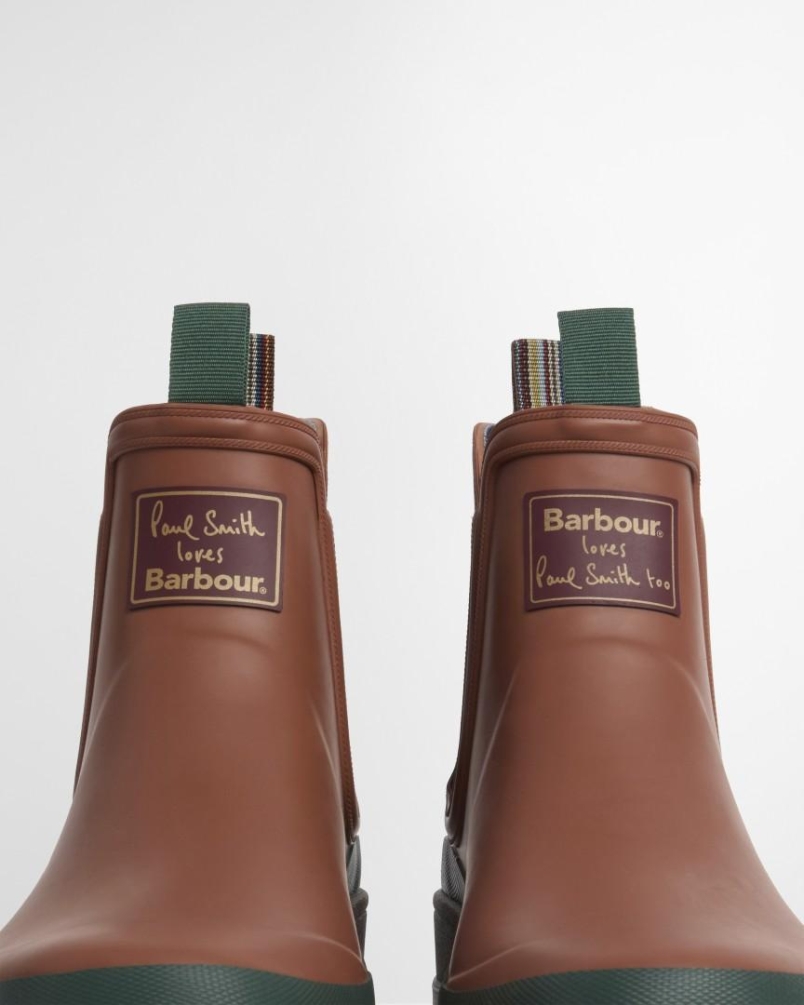 Babour x Paul Smith Chelsea welly russet