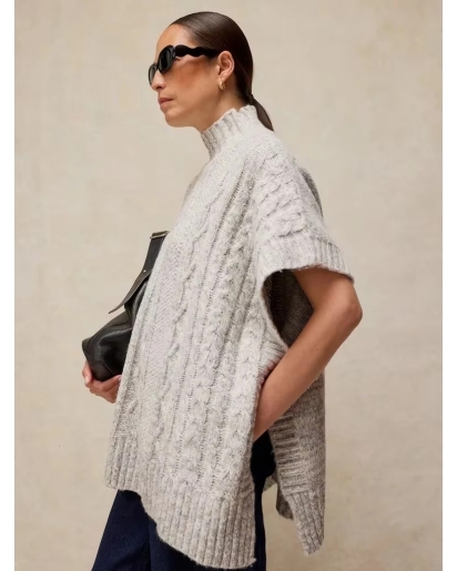 WHITE STUFF White Stuff Cable stitch poncho