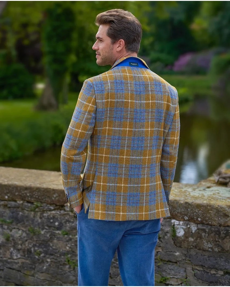Wellington of Bilmore London amber check