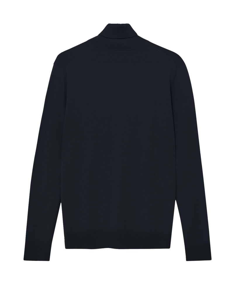 Mos Mosh Gallery Adam Soft Roll Neck Knit navy