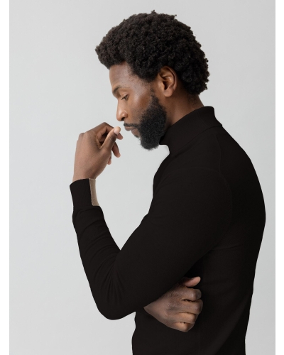 Mos Mosh Gallery Adam Soft Roll Neck Knit navy