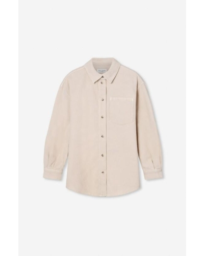 Camilla Pihl Alex cord shirt greige