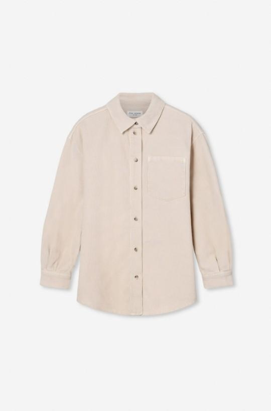 Camilla Pihl Alex cord shirt greige