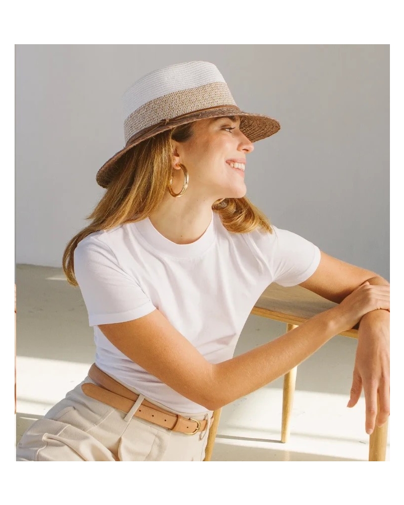 House of Ord Tina Fedora mushroom