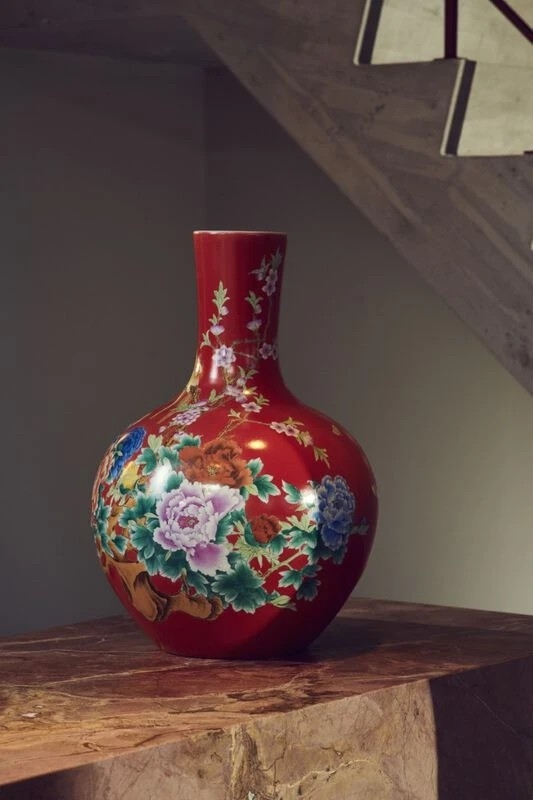 Pols Potten Ball body vaas koraalrood