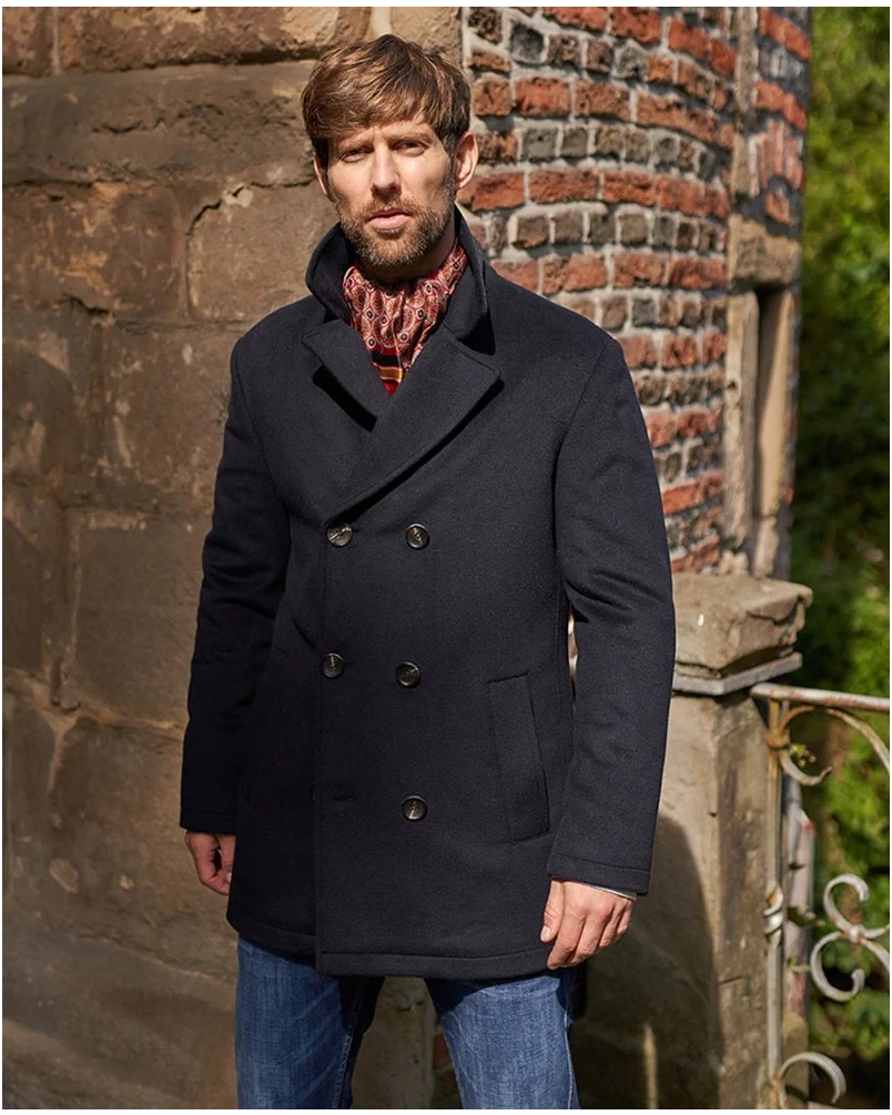 Wellington Seaberg pea coat navy navy