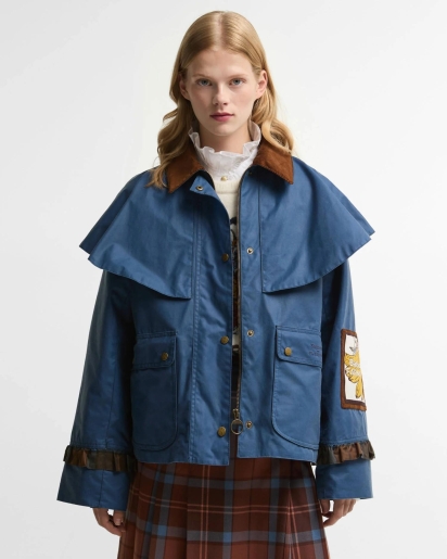 BARBOUR x FARM RIO Barbour x Farm Rio Venosa wax jacket