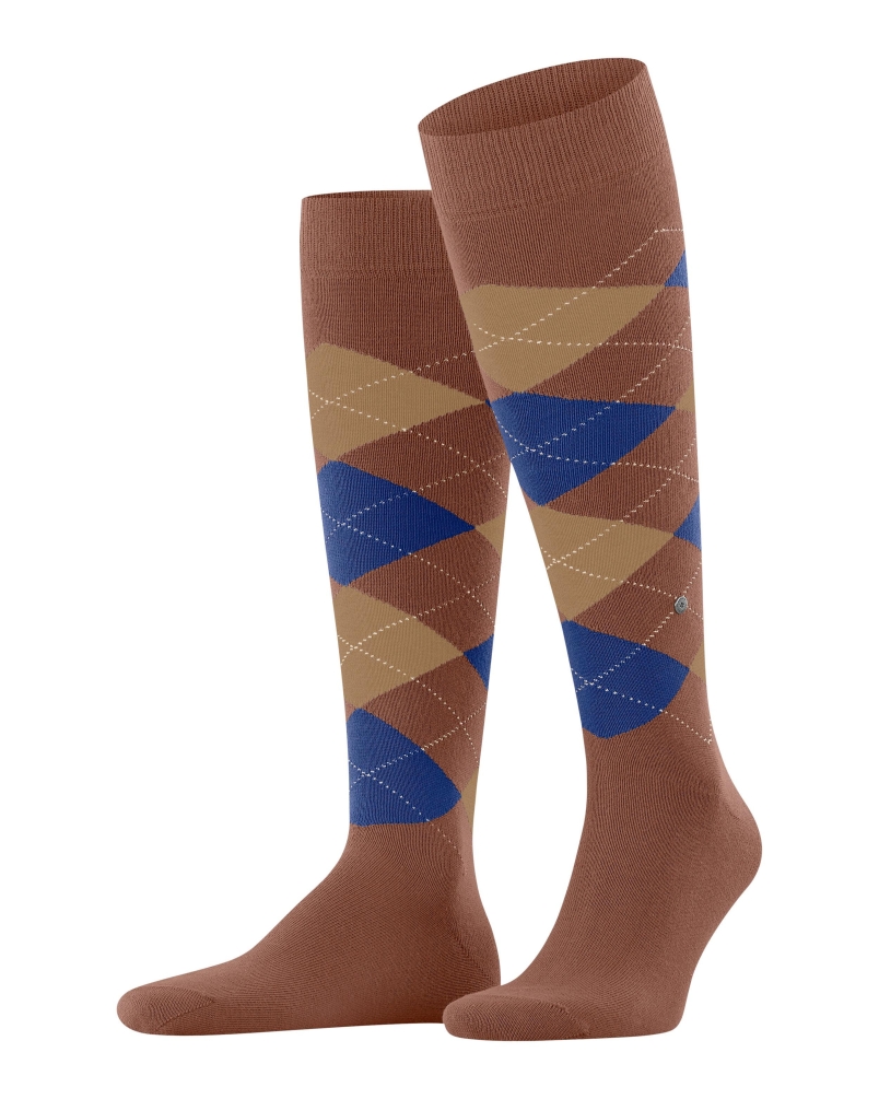 Burlington King heren kniekousen clay