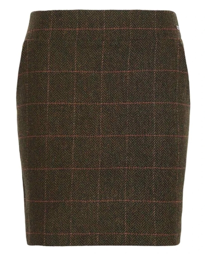 BARBOUR Barbour Birch mini skirt spiced pumpkin