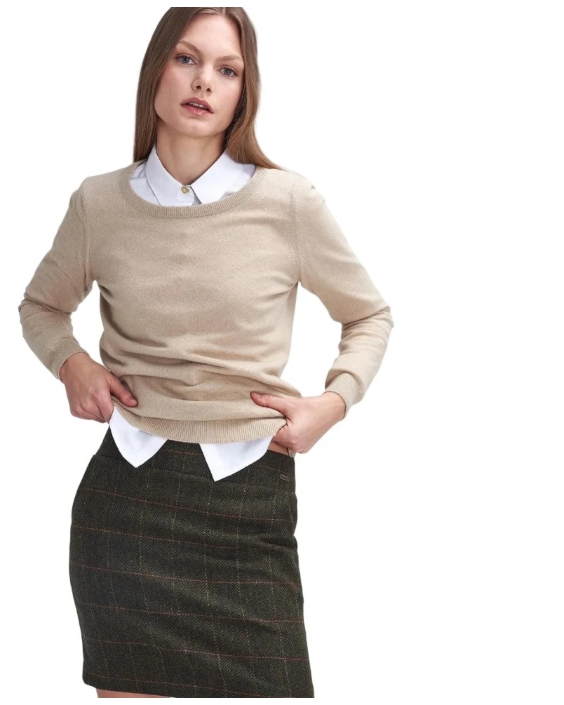 Barbour Birch mini skirt spiced pumpkin