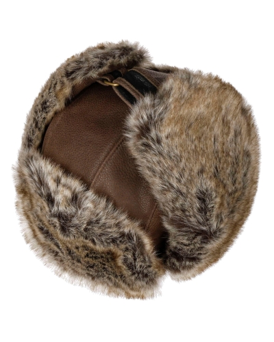 Stetson Bomber cap cowhide brown/black