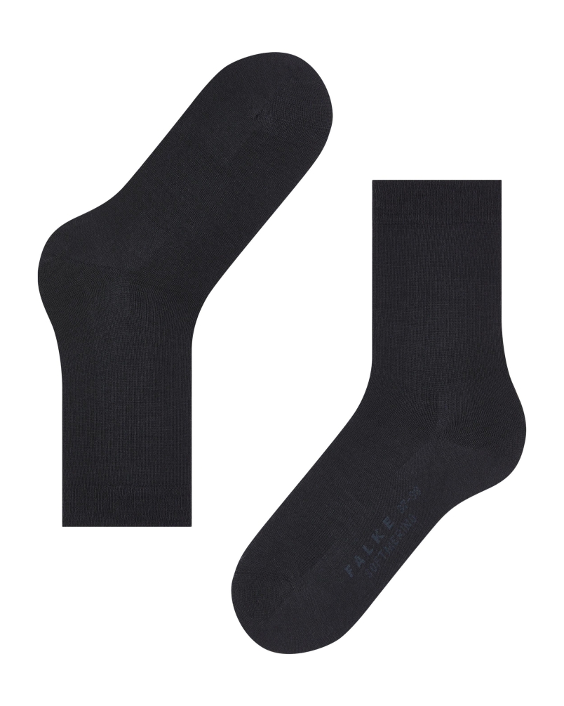 Falke Softmerino dames sokken dark navy