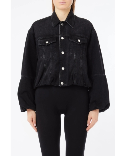 Liu Jo Denim jacket black den.black balloon wa