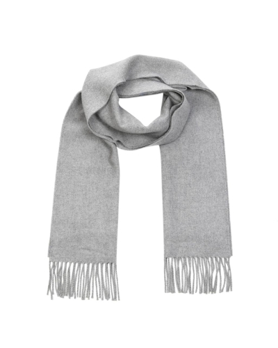 Merino Luxury Wool Scarf silver grey