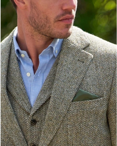 Wellington of Bilmore London multi green tweed