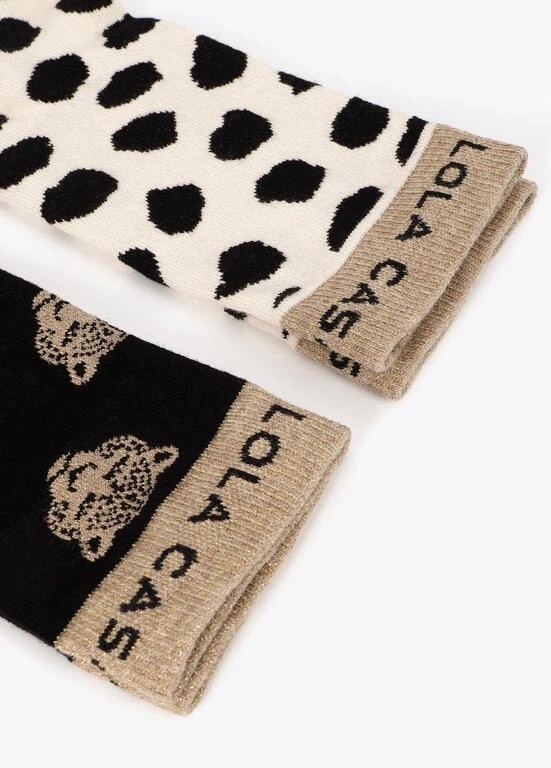 Lola Casademunt Two pack socks negro-marron