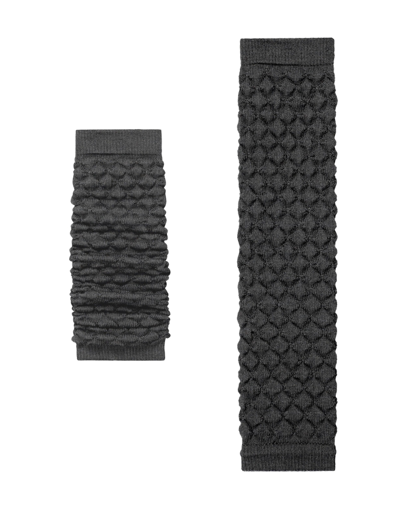 Falke Haze dames Leg- and armwarmer dark grey