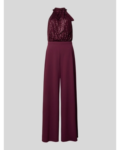 SWING Swing Jumpsuit pailletten merlot