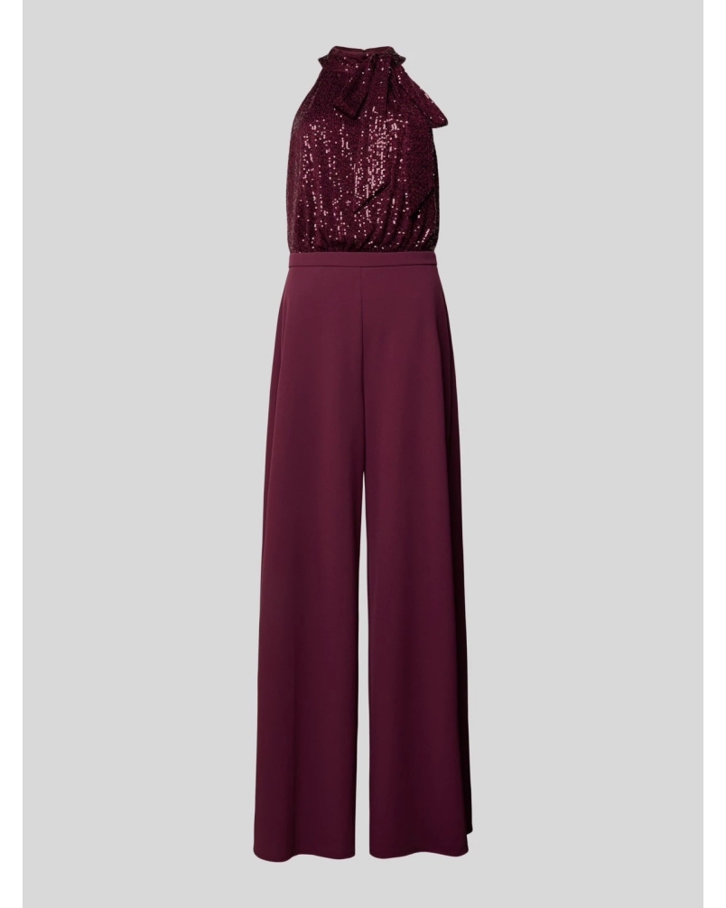 Swing Jumpsuit pailletten merlot merlot