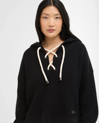 Barbour Daya knitted jumper black black-