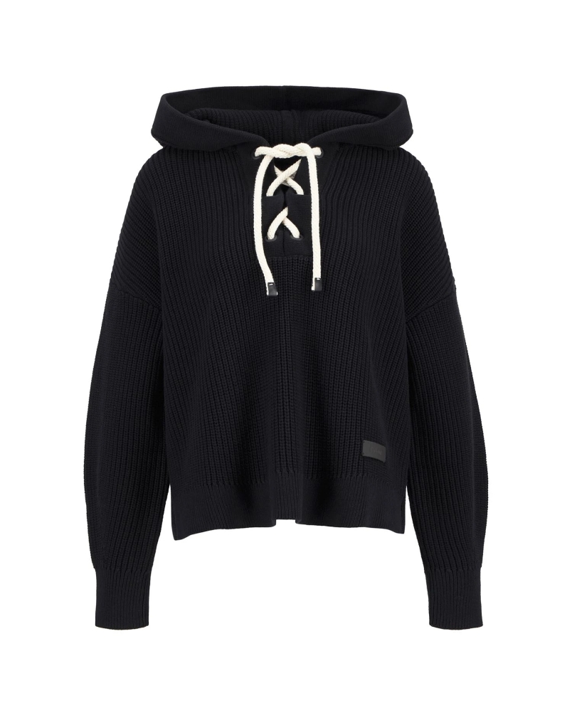 Barbour Daya knitted jumper black black-