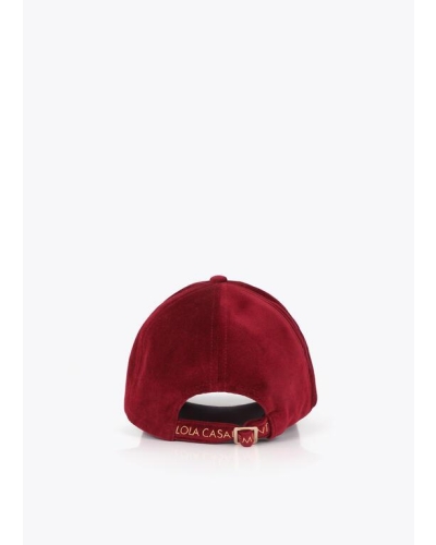 Lola Casademunt Velvet Cap with LC Patch