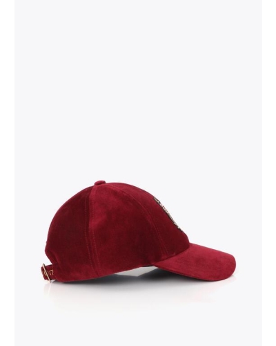 Lola Casademunt Velvet Cap with LC Patch