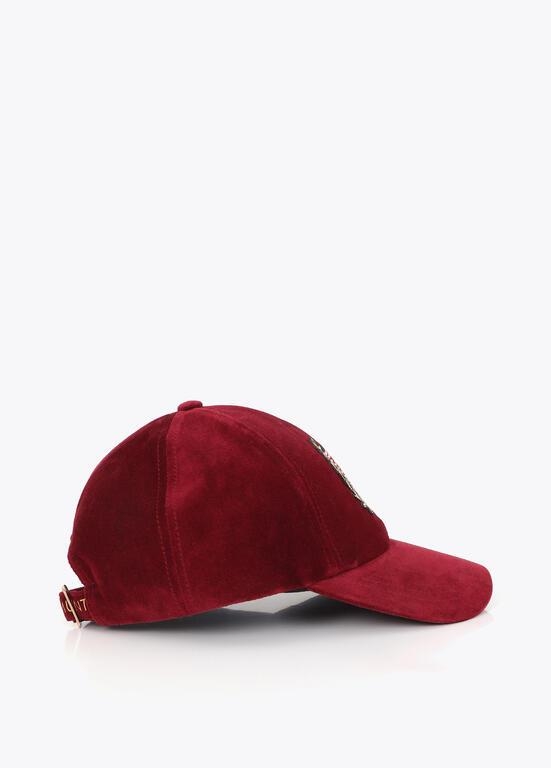 Lola Casademunt Velvet Cap with LC Patch