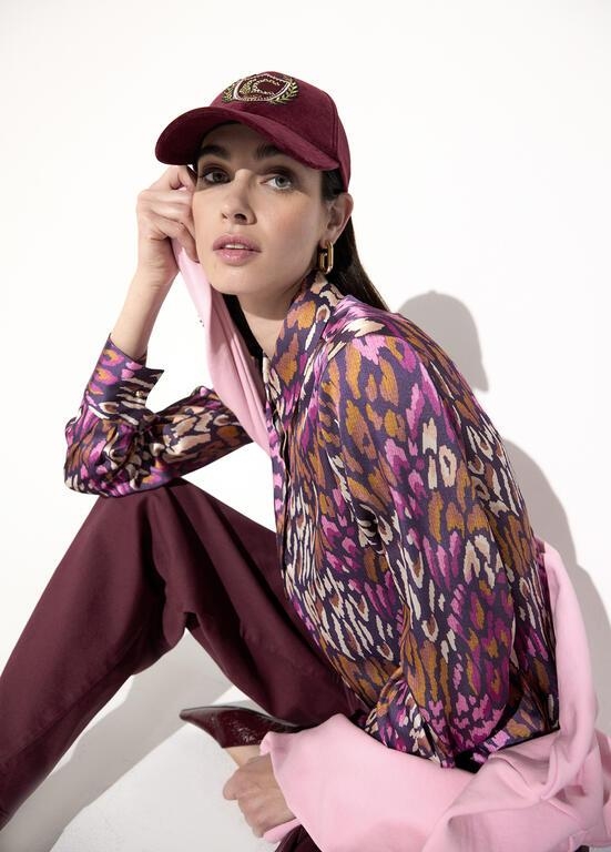 Lola Casademunt Velvet Cap with LC Patch