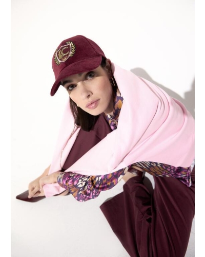 Lola Casademunt Velvet Cap with LC Patch
