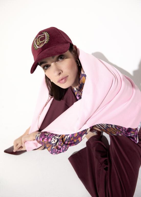 Lola Casademunt Velvet Cap with LC Patch