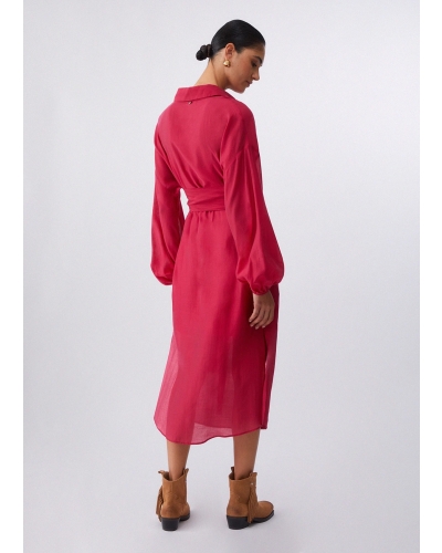Liu Jo Muslin shirt dress red red