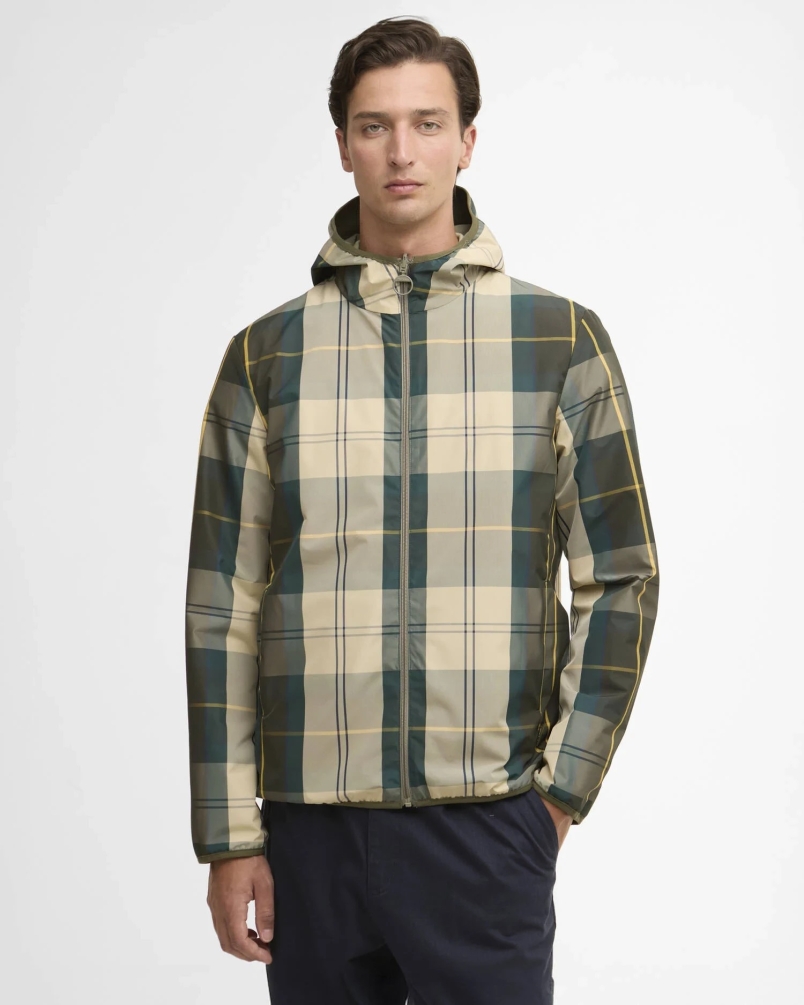 Barbour reversible Kemble showerproof jacket dusty olive