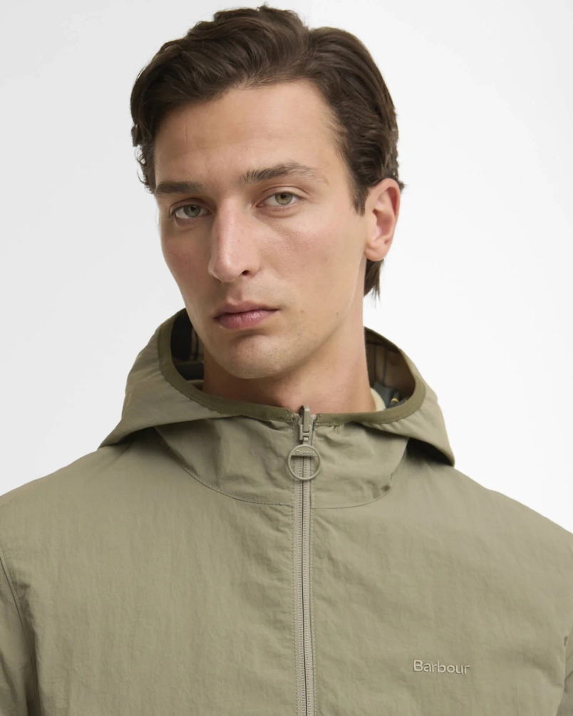 Barbour reversible Kemble showerproof jacket dusty olive