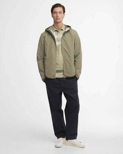 Barbour reversible Kemble showerproof jacket dusty olive
