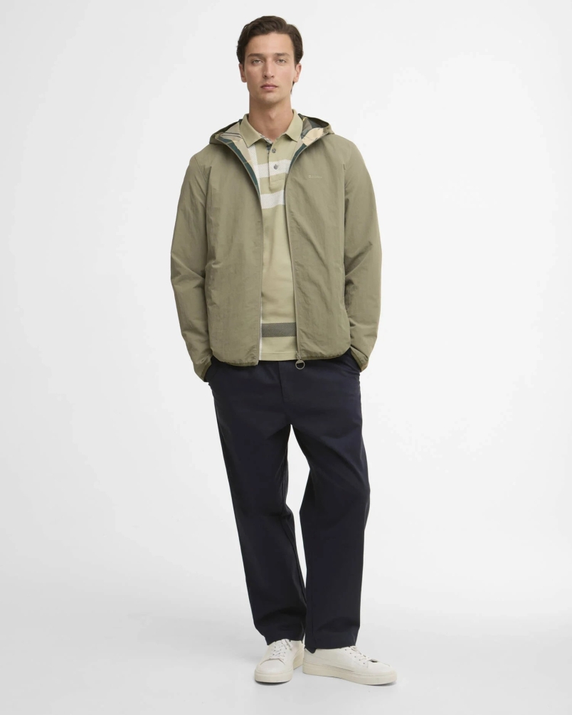 Barbour reversible Kemble showerproof jacket dusty olive
