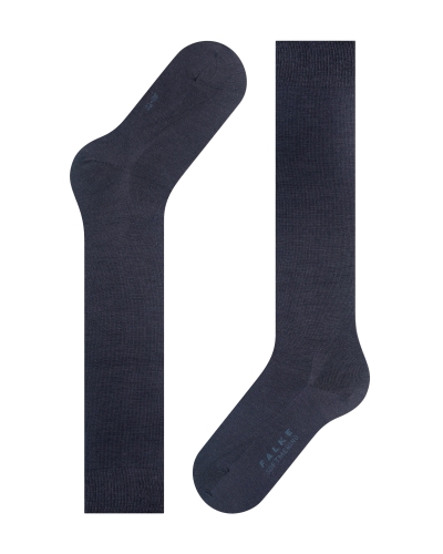 Falke Softmerino dames kniekousen dark navy