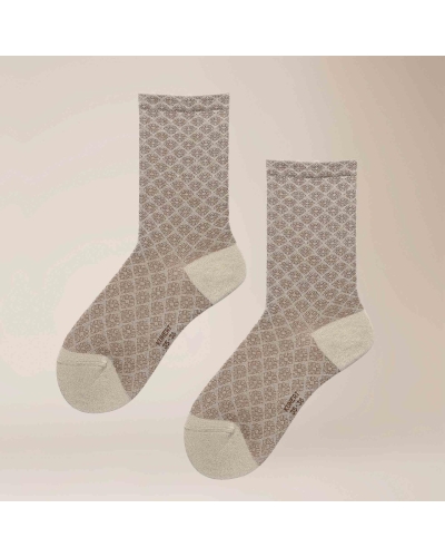 Kunert Fantastic diamond sokken grand-caramel